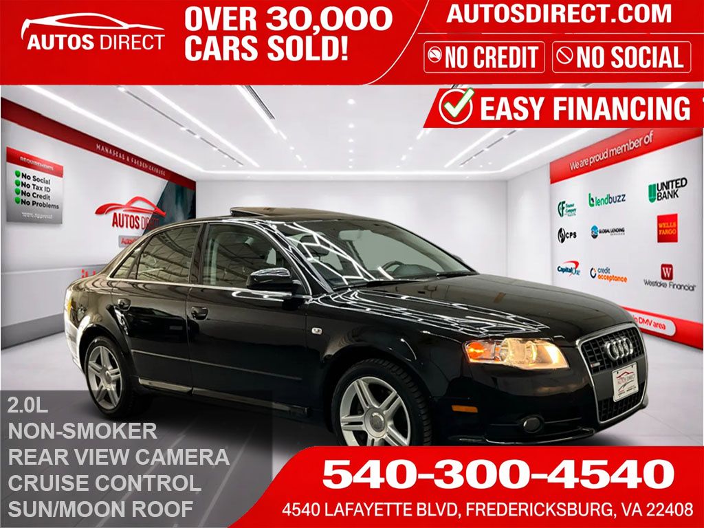 2008 Audi A4 2.0T Sedan FWD Sedan Front-Wheel Drive 6-Speed Manual
