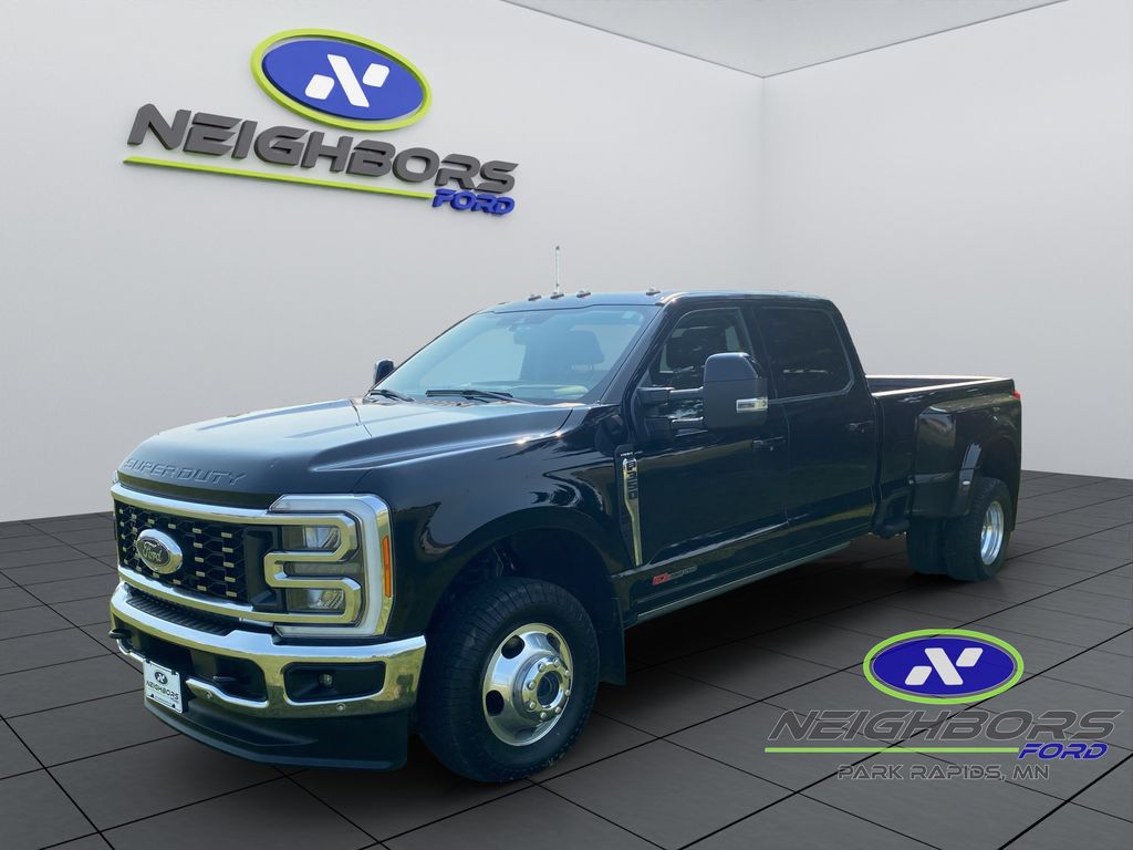 Agate Black Metallic 2023 Ford F-350 Super Duty Pickup Truck Four-Wheel Drive Automatic