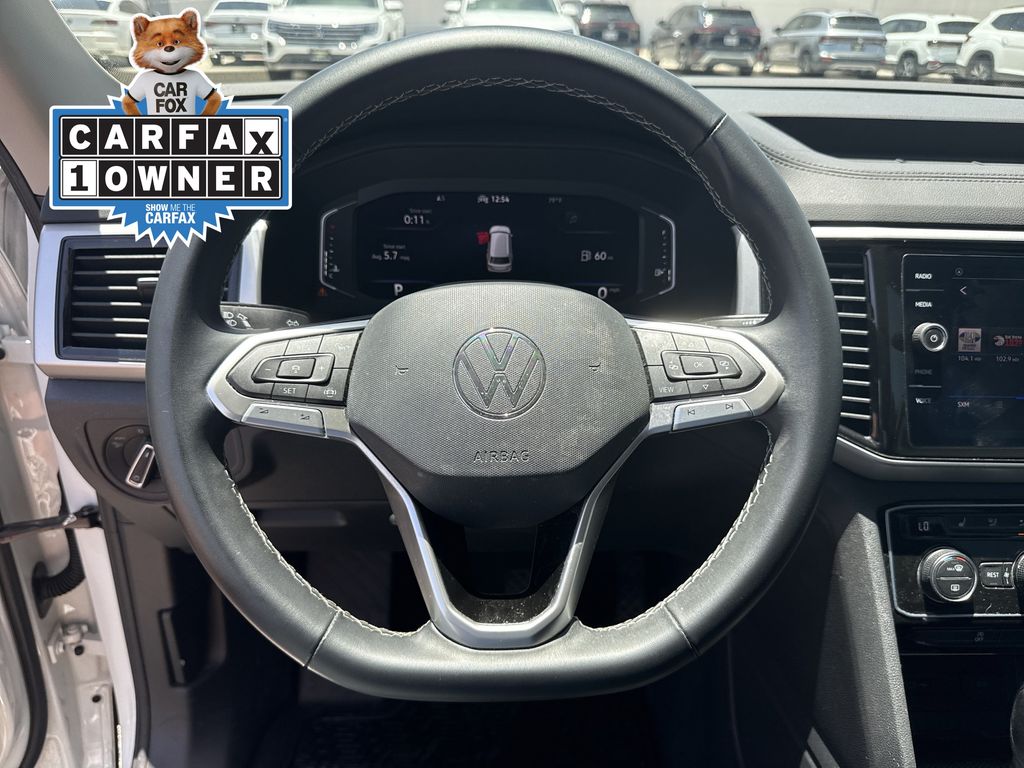 2022 Volkswagen Atlas 3.6L V6 SE w/Technology White at Bayway Cadillac of The Woodlands