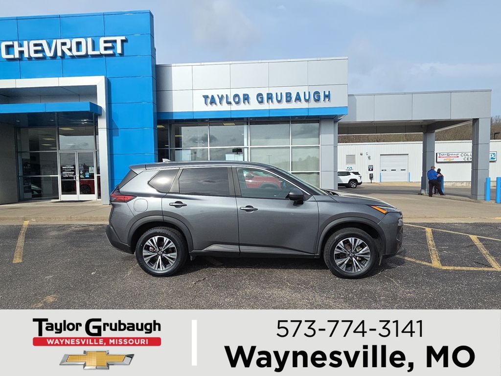 Gray (Gun Metallic) 2023 Nissan Rogue SV FWD SUV / Crossover Front-Wheel Drive Continuously Variable Transmission