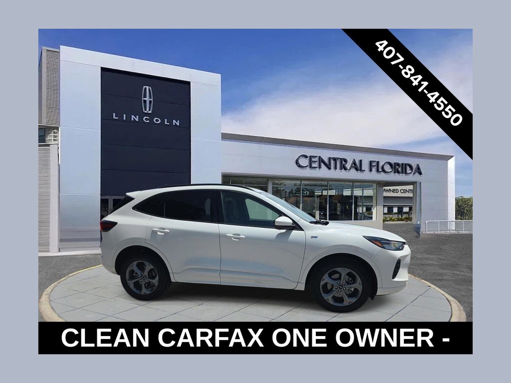 White Metallic 2023 Ford Escape SUV / Crossover All-Wheel Drive 8-Speed Automatic