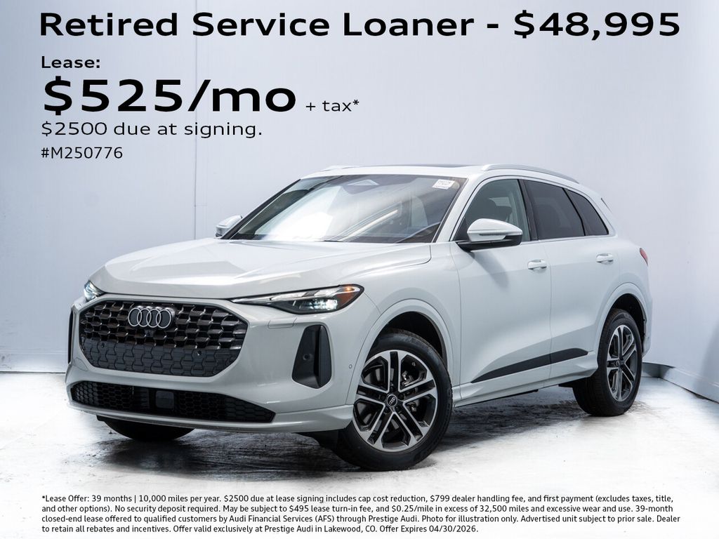 Glacier White Metallic 2025 Audi Q5 quattro Premium 40 TFSI SUV / Crossover All-Wheel Drive 7-Speed Automatic