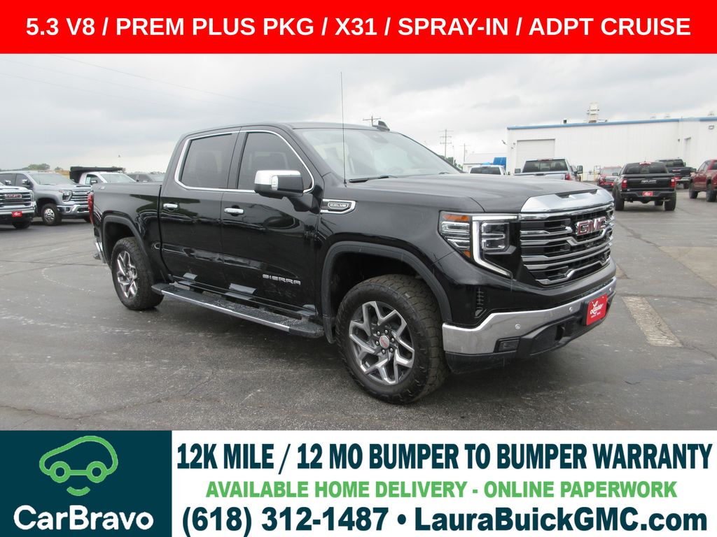 Onyx Black 2024 GMC Sierra 1500 Pickup Truck Four-Wheel Drive Automatic