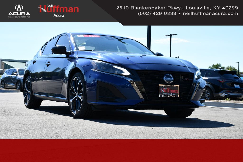 Deep Blue Pearl 2024 Nissan Altima Sedan Front-Wheel Drive Continuously Variable Transmission