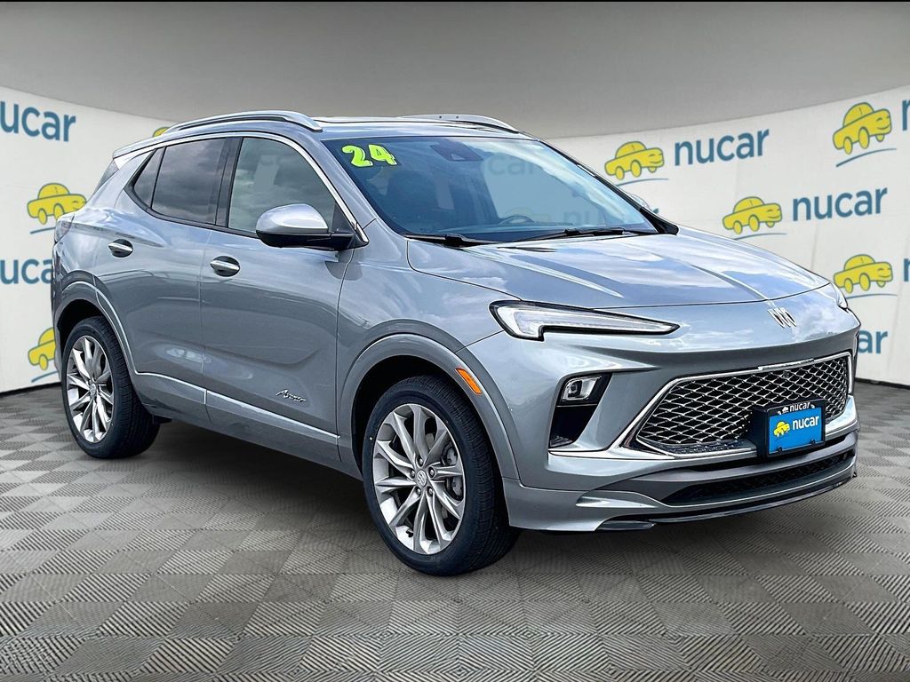 Silver 2024 Buick Encore GX Avenir AWD SUV / Crossover All-Wheel Drive 9-Speed Automatic