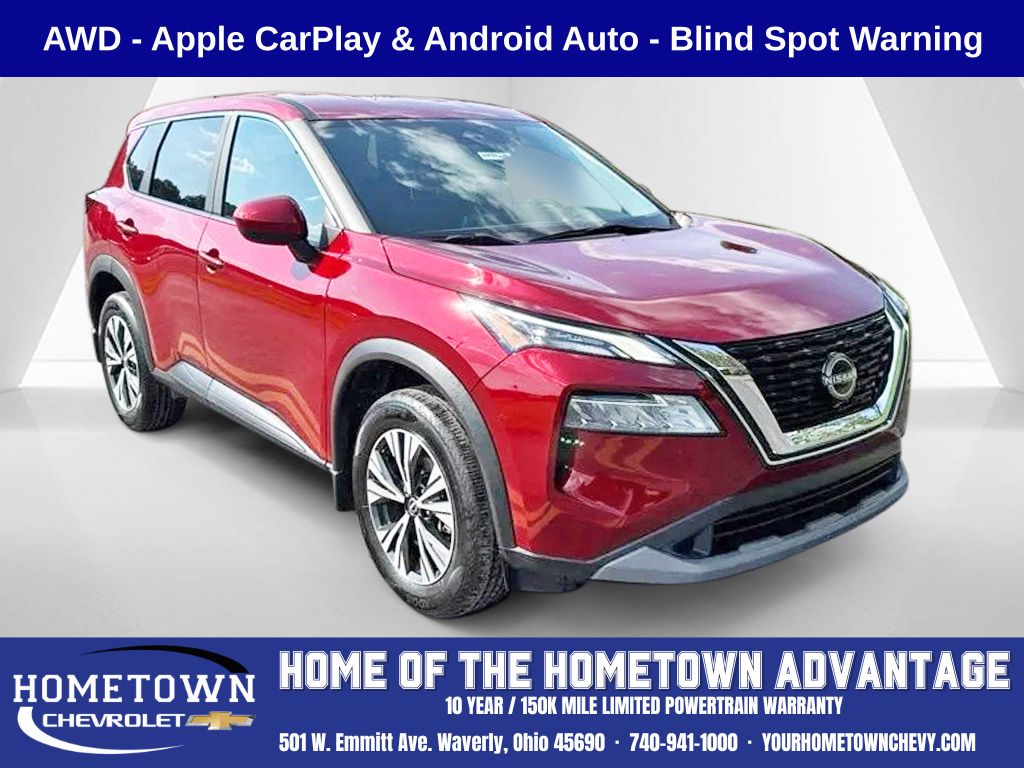 Red (Scarlet Ember Tintcoat) 2023 Nissan Rogue SUV / Crossover All-Wheel Drive Continuously Variable Transmission