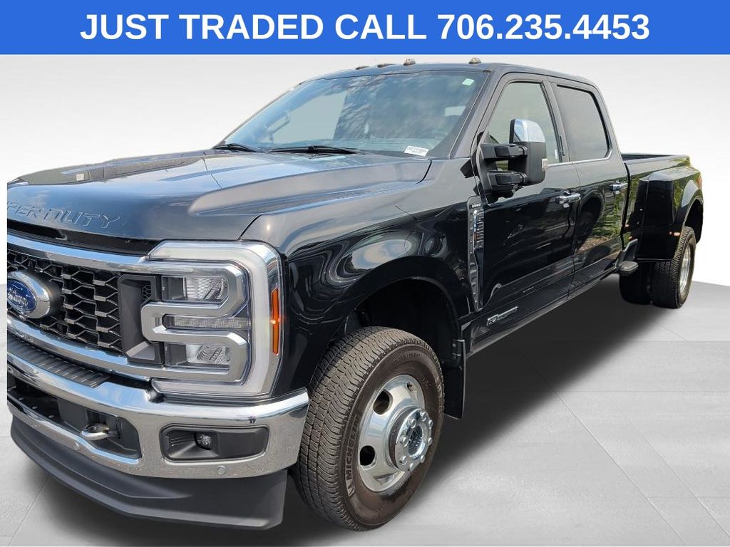 Agate Black Metallic 2024 Ford F-350 Super Duty Pickup Truck Four-Wheel Drive Automatic