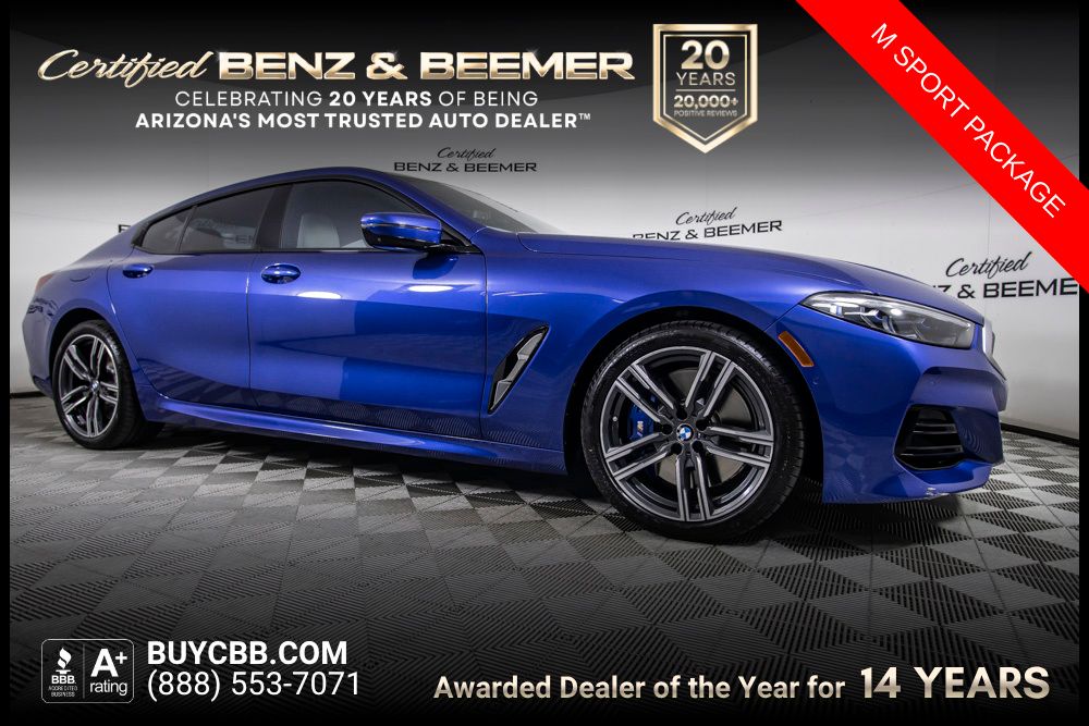 Portimao Blue Metallic 2023 BMW 8 Series Coupe Rear-Wheel Drive 8-Speed Automatic