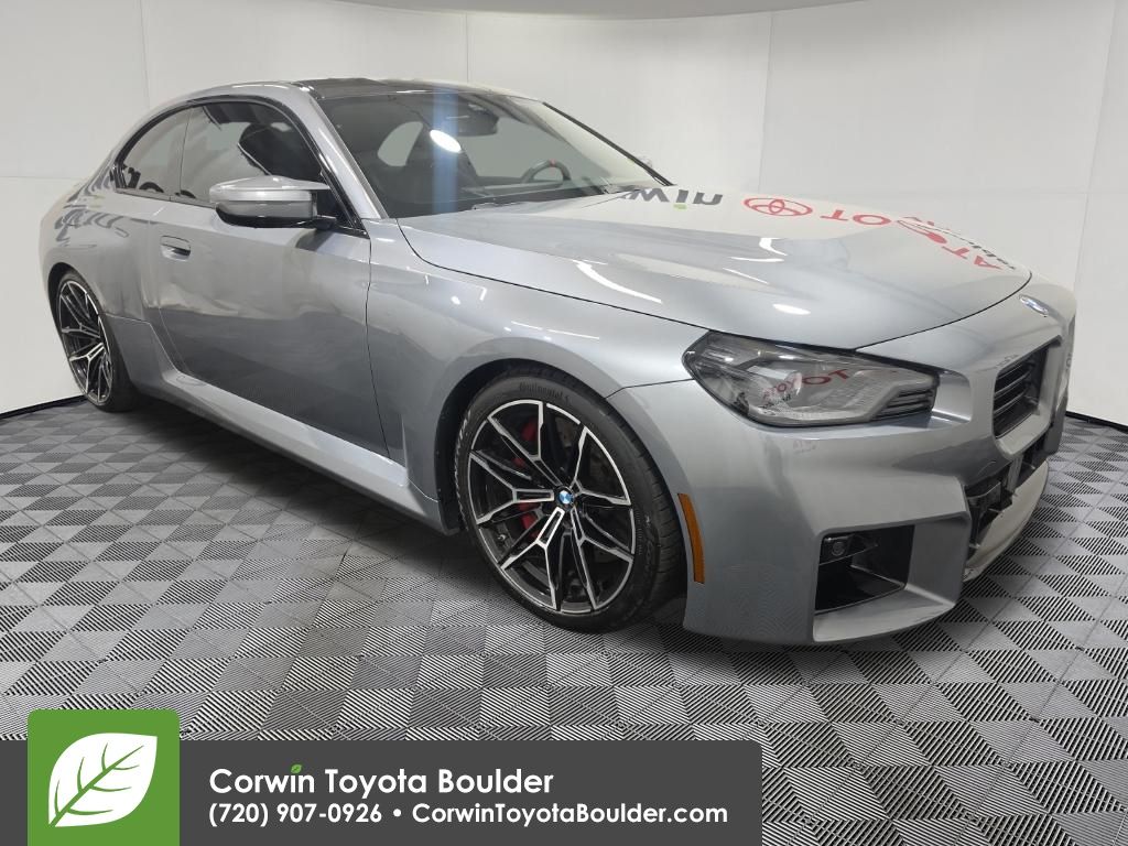 Gray (Skyscraper Grey Metallic) 2025 BMW M2 RWD Coupe Rear-Wheel Drive 6-Speed Manual