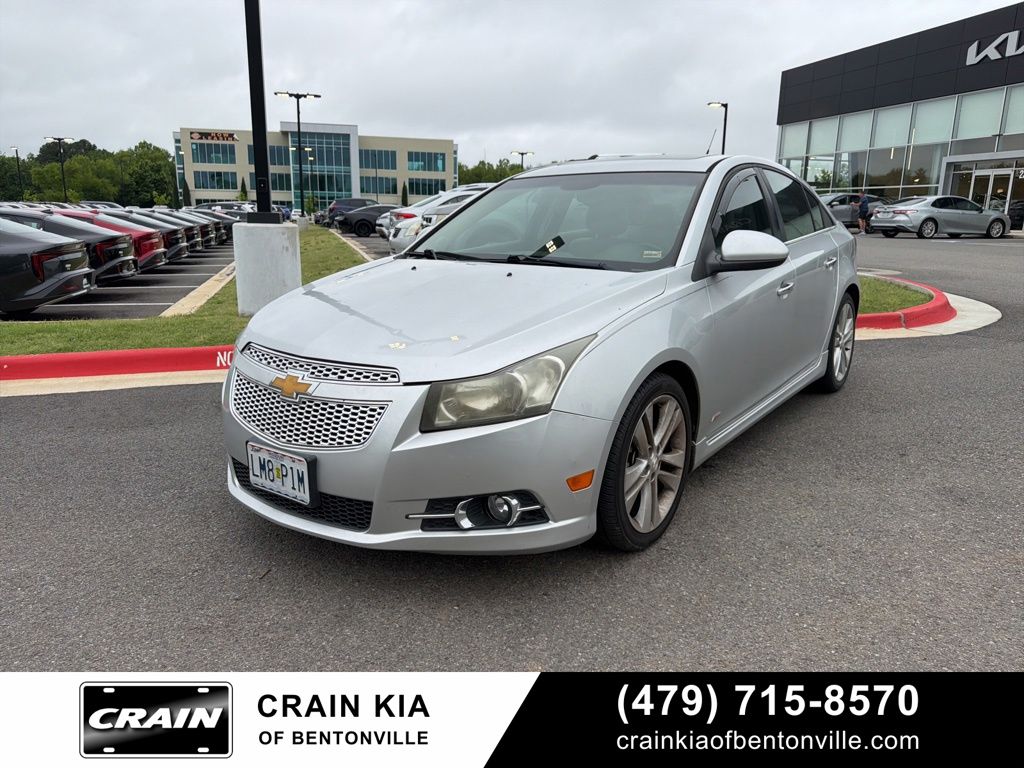 Silver Ice Metallic 2012 Chevrolet Cruze LTZ Sedan FWD Sedan Front-Wheel Drive 6-Speed Automatic Overdrive