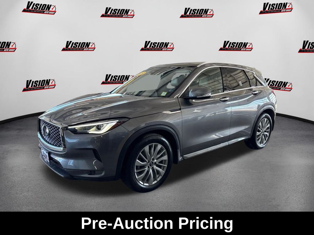 Gray (Graphite Shadow) 2023 INFINITI QX50 Luxe AWD SUV / Crossover All-Wheel Drive Continuously Variable Transmission
