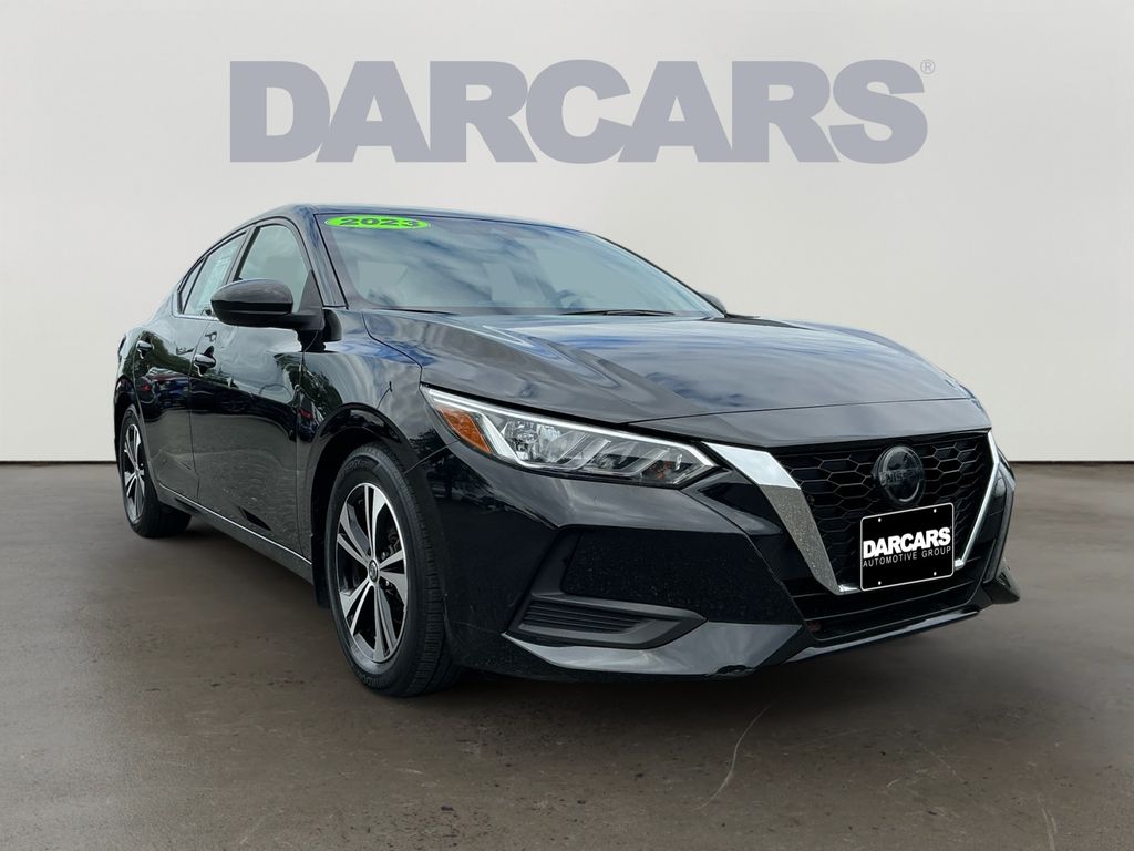 Super Black 2023 Nissan Sentra Sedan Front-Wheel Drive Continuously Variable Transmission