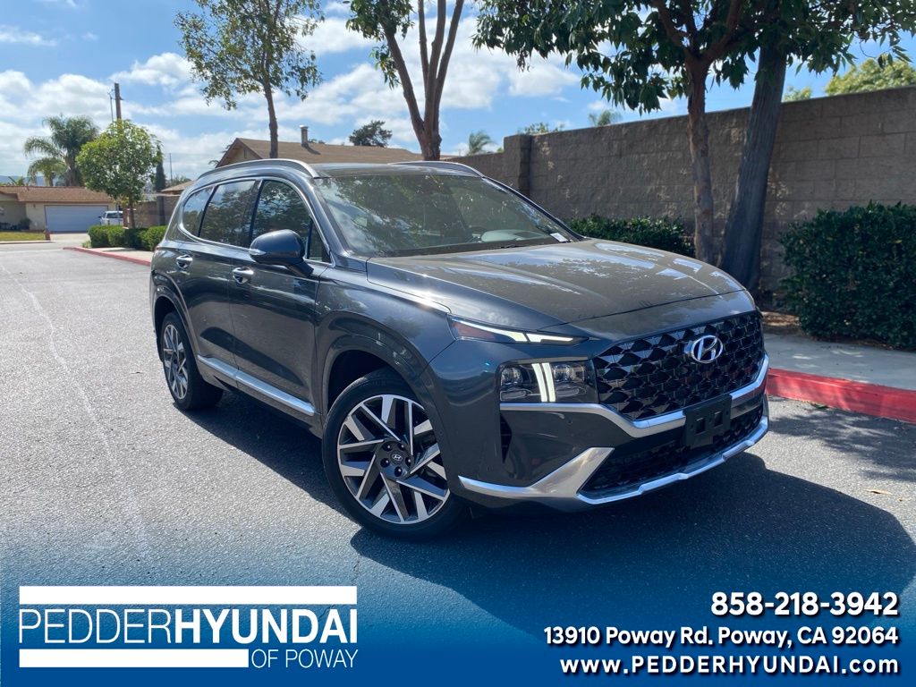 Portofino Gray 2023 Hyundai Santa Fe SUV / Crossover Front-Wheel Drive Automatic