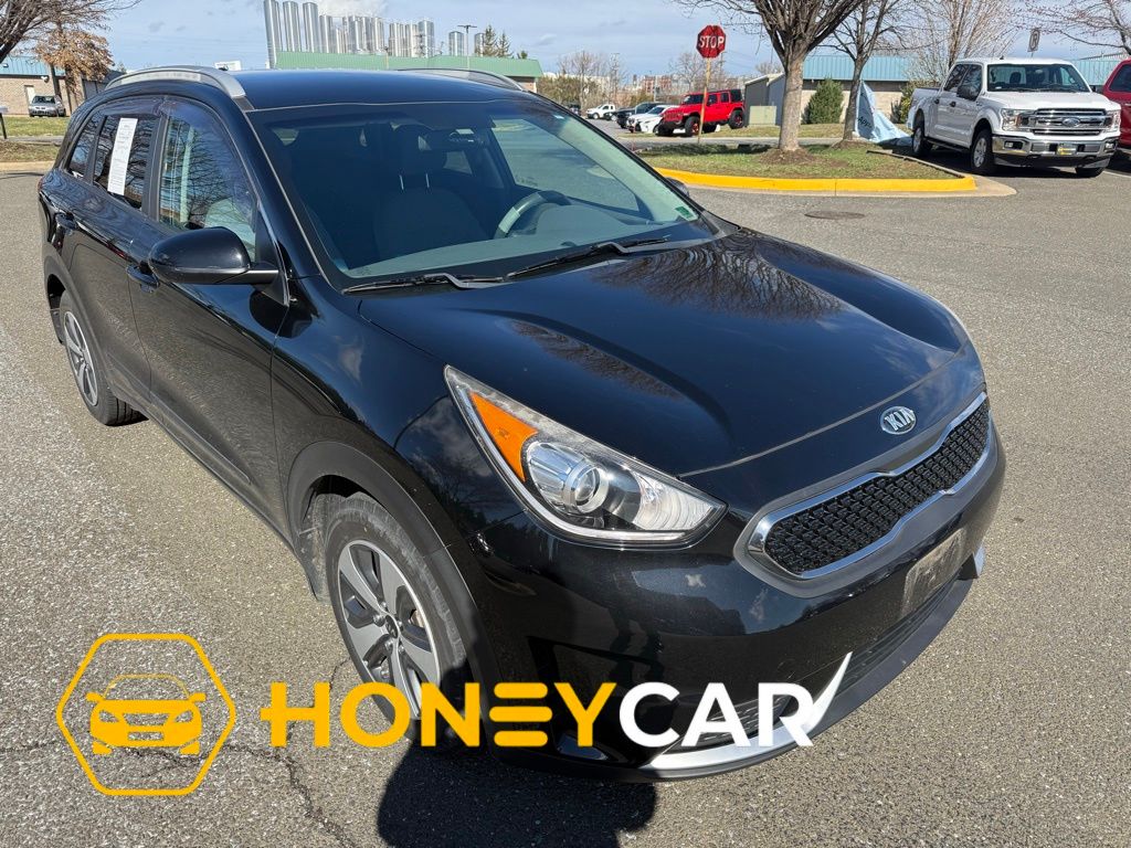 Aurora Black Pearl 2018 Kia Niro LX FWD SUV / Crossover Front-Wheel Drive 6-Speed Dual Clutch