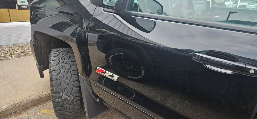 Black 2016 Chevrolet Silverado 1500 LTZ Crew Cab 4WD Pickup Truck Four-Wheel Drive 8-Speed Automatic Overdrive