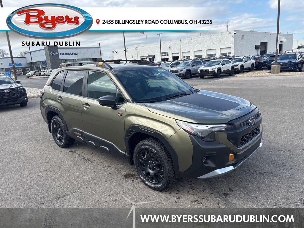 Autumn Green Metallic 2026 Subaru Forester Wilderness Crossover AWD SUV / Crossover All-Wheel Drive Continuously Variable Transmission