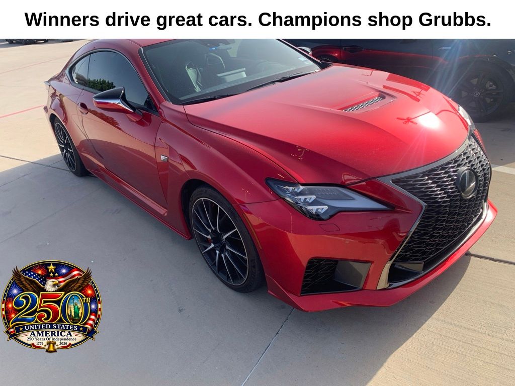 Infrared 2023 Lexus RC F Coupe Rear-Wheel Drive 8-Speed Dual Clutch