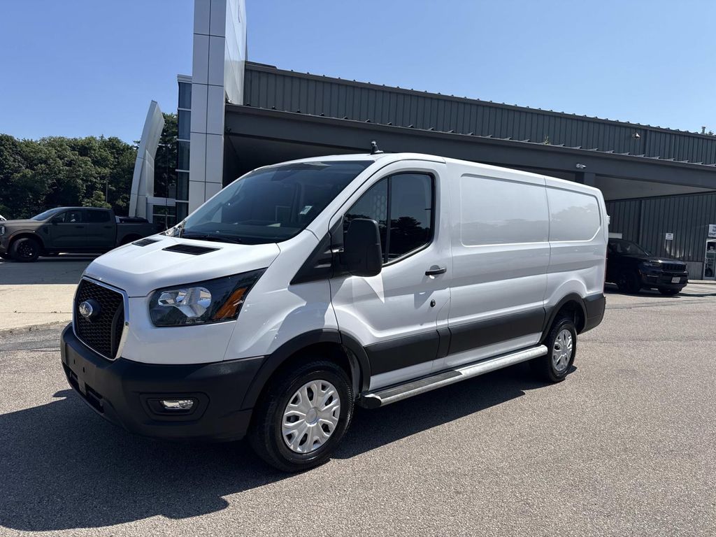 Oxford White 2025 Ford Transit Cargo Van Rear-Wheel Drive