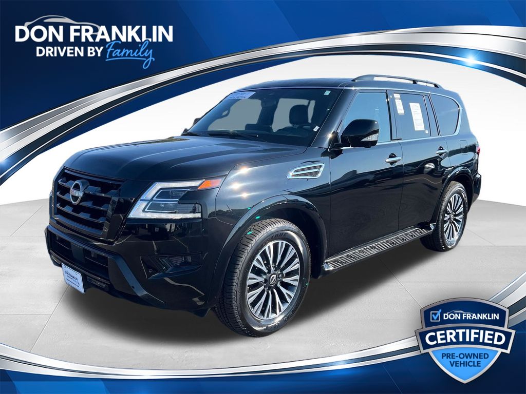 Super Black 2024 Nissan Armada SUV / Crossover Four-Wheel Drive 7-Speed Automatic