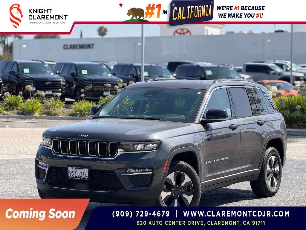 Gray Metallic 2024 Jeep Grand Cherokee 4xe SUV / Crossover Four-Wheel Drive 8-Speed Automatic