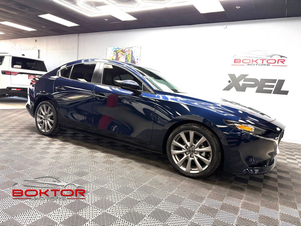Crystal Blue 2023 Mazda MAZDA3 Sedan Front-Wheel Drive 6-Speed Automatic
