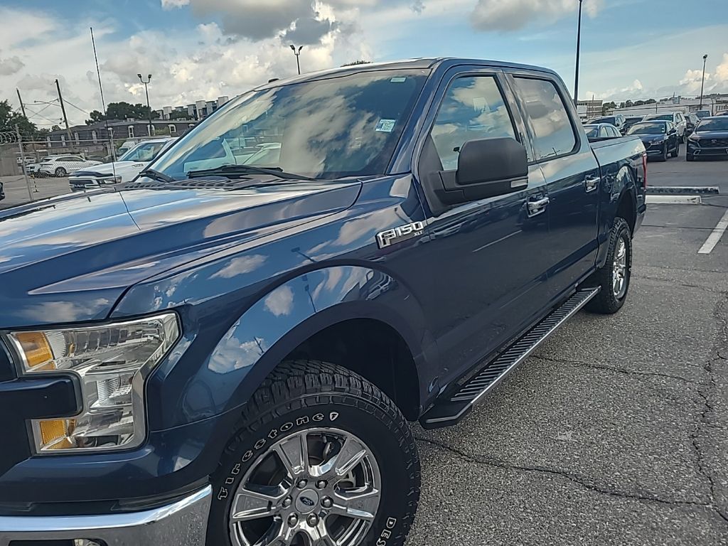 Blue Jeans Metallic 2017 Ford F-150 Pickup Truck Four-Wheel Drive 6-Speed Automatic