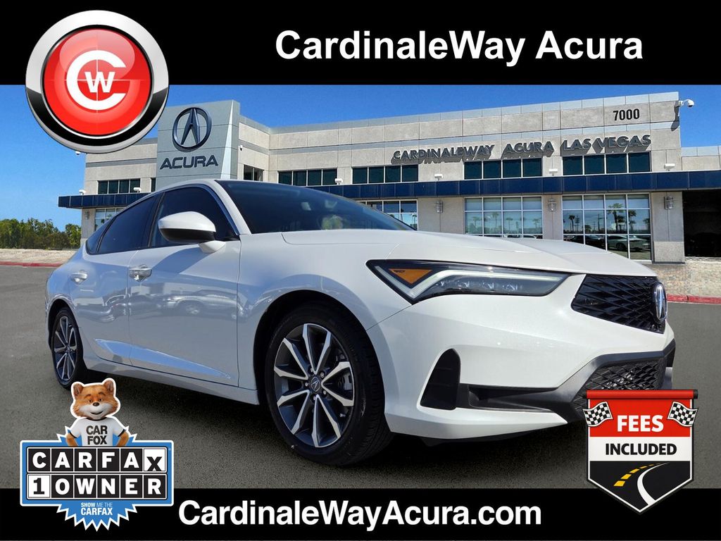 Platinum White Pearl 2024 Acura Integra Sedan Front-Wheel Drive Continuously Variable Transmission