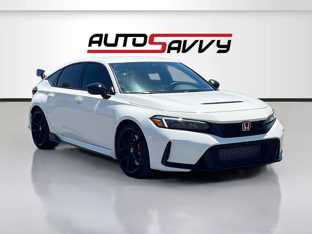 White 2025 Honda Civic Type R Hatchback Front-Wheel Drive 6-Speed Manual