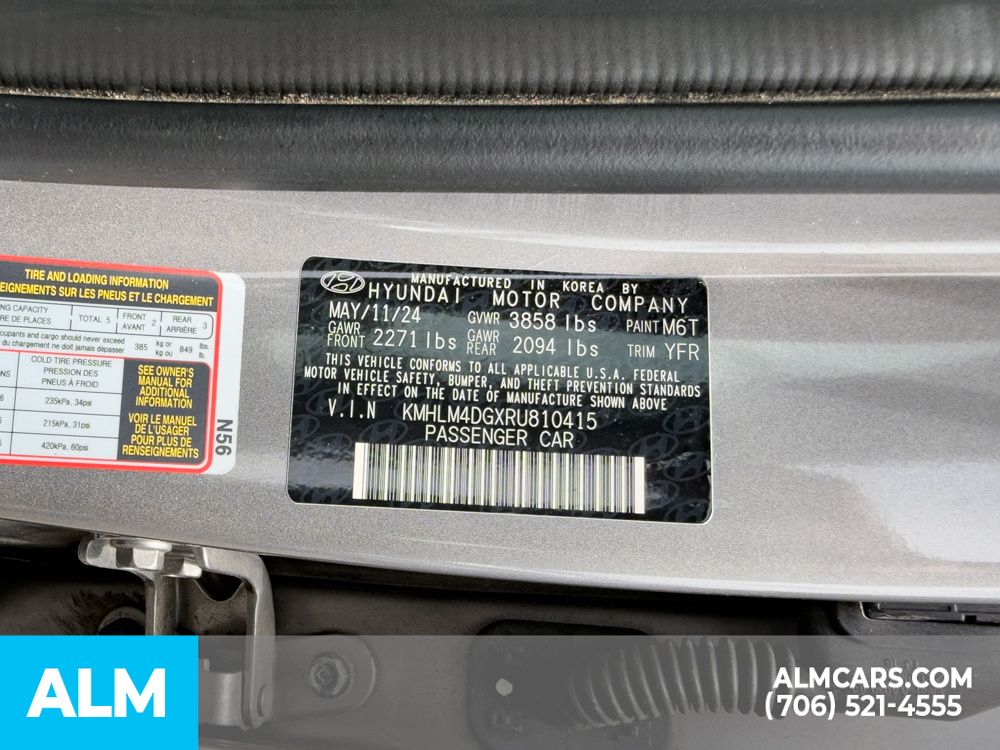 Certified Used 2024 Silver Hyundai SEL image 18