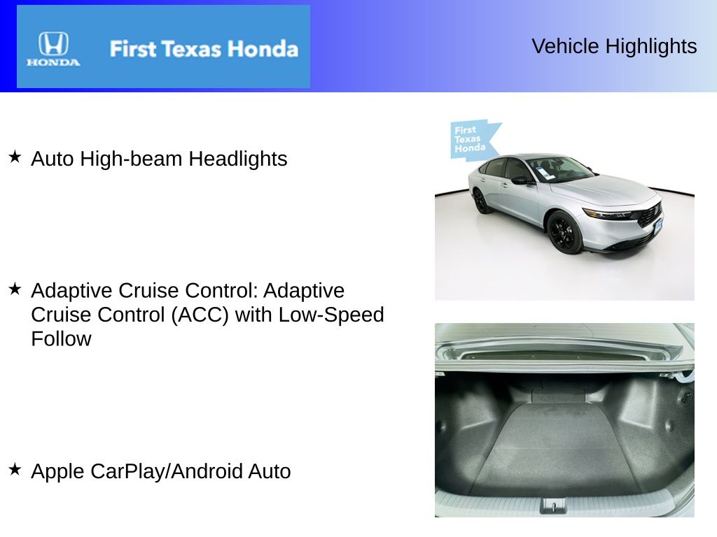 Used Car 2025 Honda Accord  Se For Sale Under $30,000 In Austin, Texas