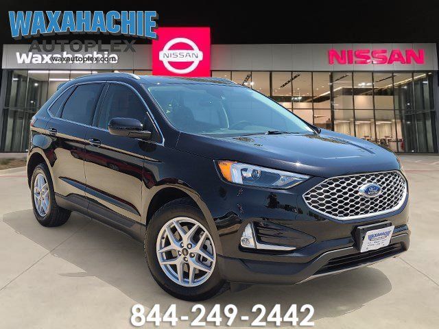 Black Metallic 2024 Ford Edge SUV / Crossover All-Wheel Drive 8-Speed Automatic