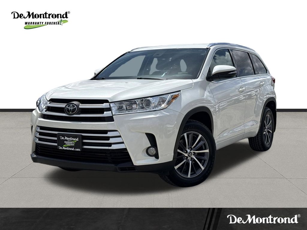 White (Blizzard Pearl) 2018 Toyota Highlander XLE SUV / Crossover Front-Wheel Drive 8-Speed Automatic