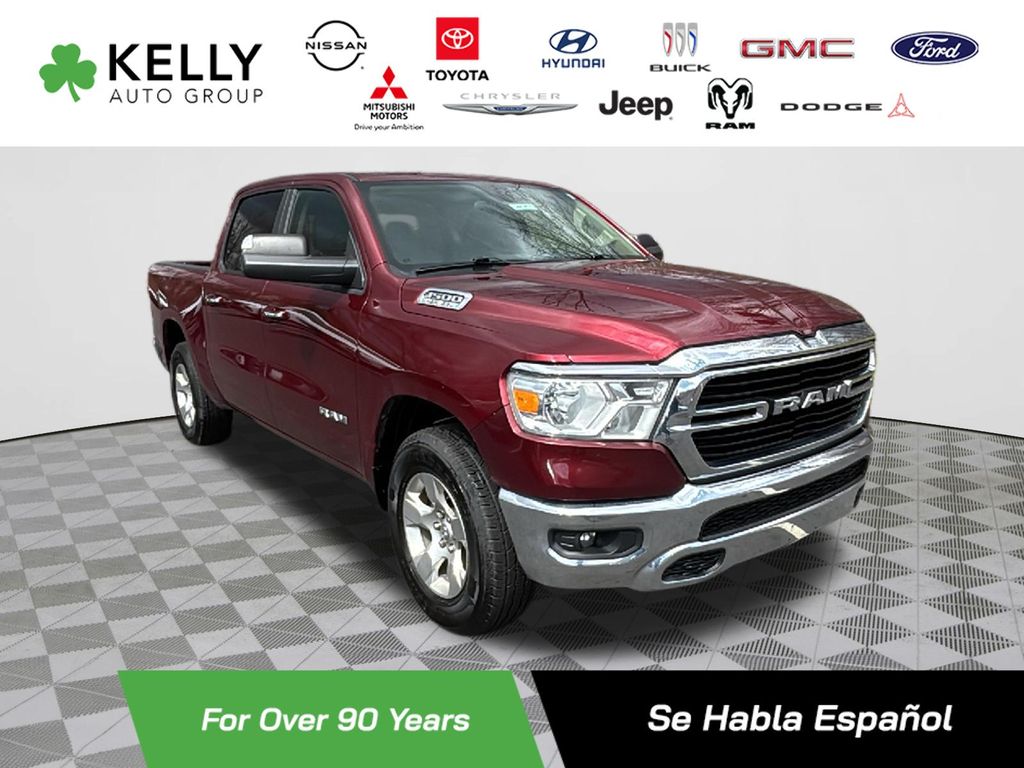 Delmonico Red Pearlcoat 2019 RAM 1500 Big Horn Crew Cab 4WD Pickup Truck Four-Wheel Drive 8-Speed Automatic