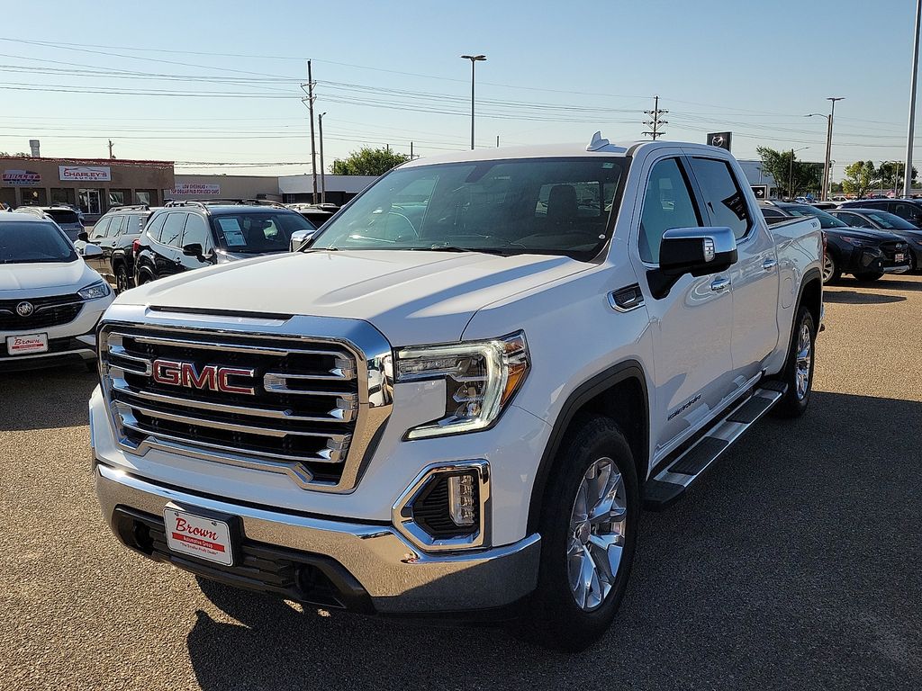 2021 GMC Sierra 1500 SLT White at Brown Buick GMC