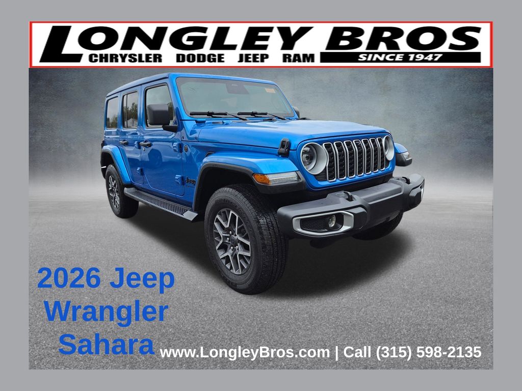 Hydro Blue Pearl Coat 2026 Jeep Wrangler SUV / Crossover Four-Wheel Drive 8-Speed Automatic