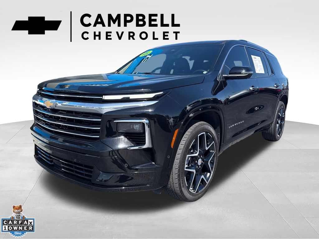 Black Metallic 2025 Chevrolet Traverse SUV / Crossover Front-Wheel Drive 8-Speed Automatic