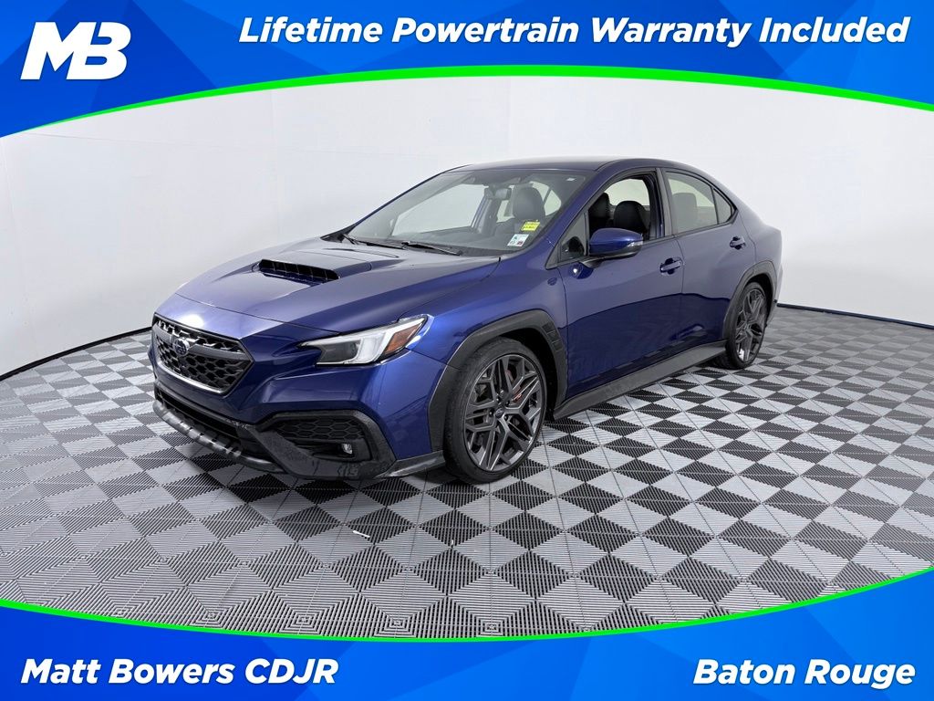 Sapphire Blue Pearl 2024 Subaru WRX Sedan All-Wheel Drive 6-Speed Manual
