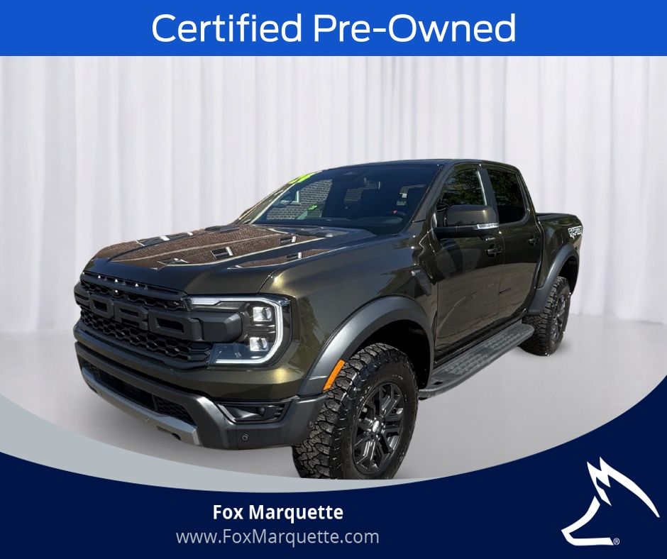 Green Metallic 2024 Ford Ranger Pickup Truck Four-Wheel Drive Automatic