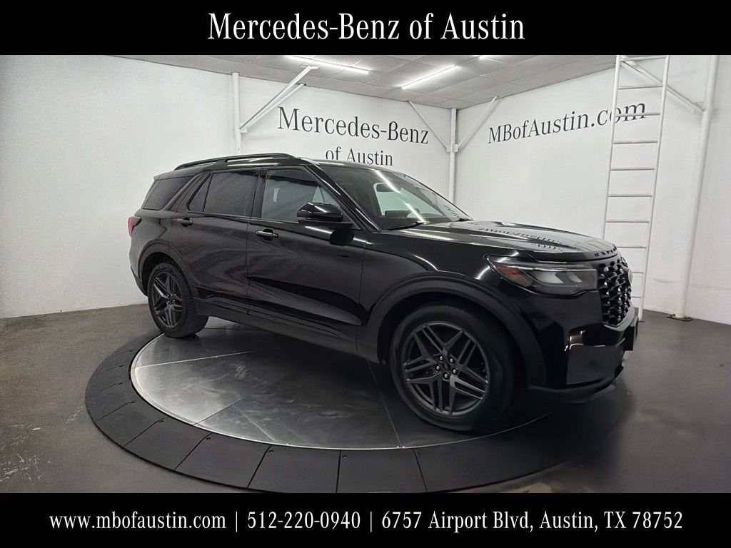 Black Metallic 2025 Ford Explorer SUV / Crossover All-Wheel Drive Automatic