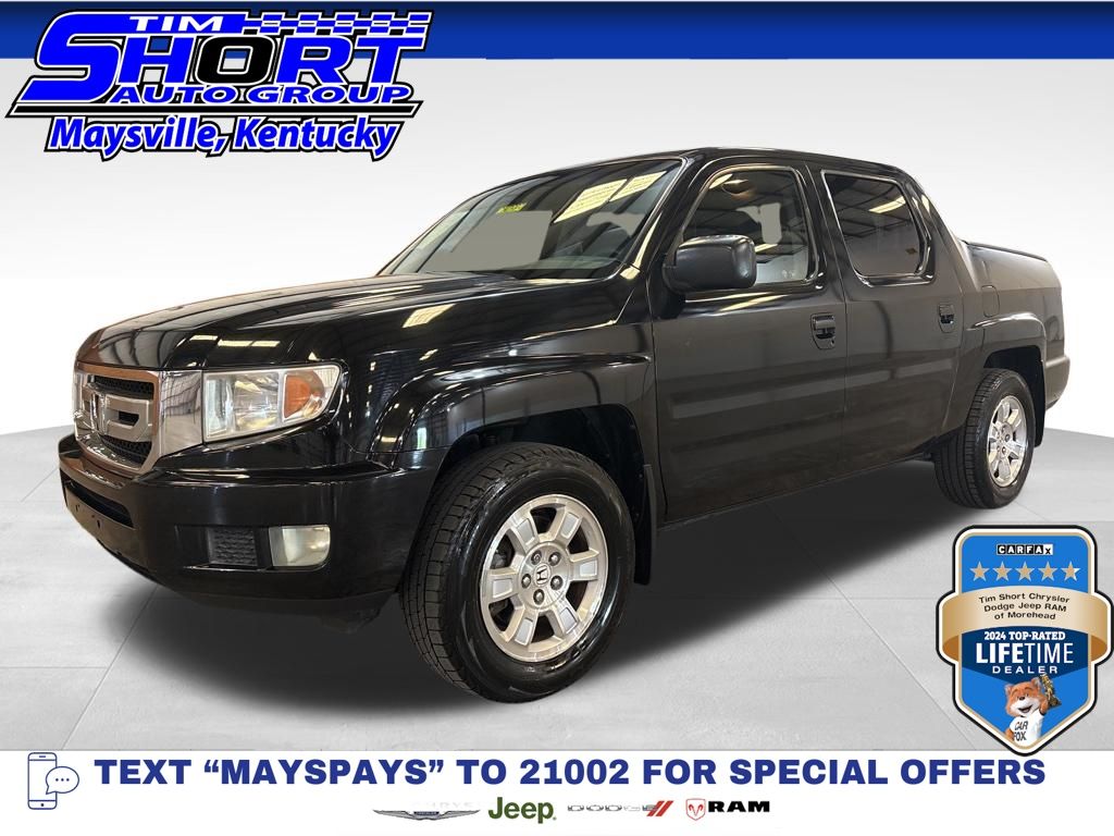 Crystal Black Pearl 2010 Honda Ridgeline RTS Pickup Truck Four-Wheel Drive 5-Speed Automatic