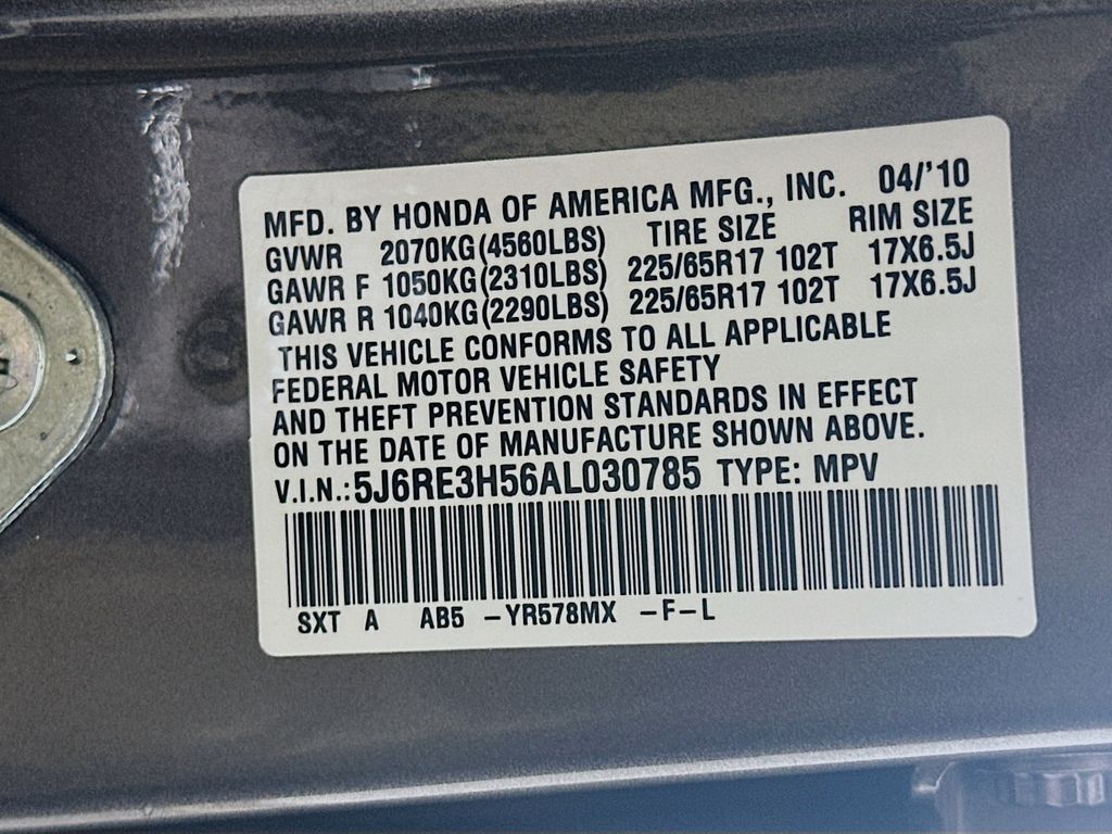 2010 Honda CR-V EX 25