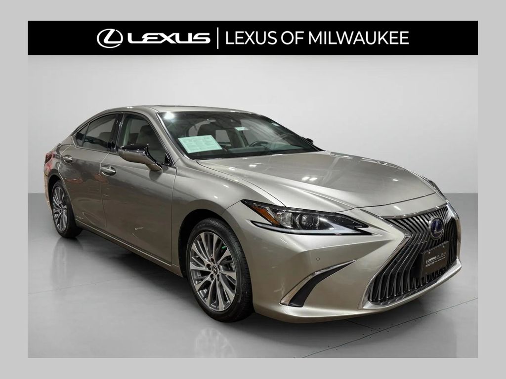 Atomic Silver 2021 Lexus ES Hybrid 300h FWD Sedan Front-Wheel Drive Continuously Variable Transmission