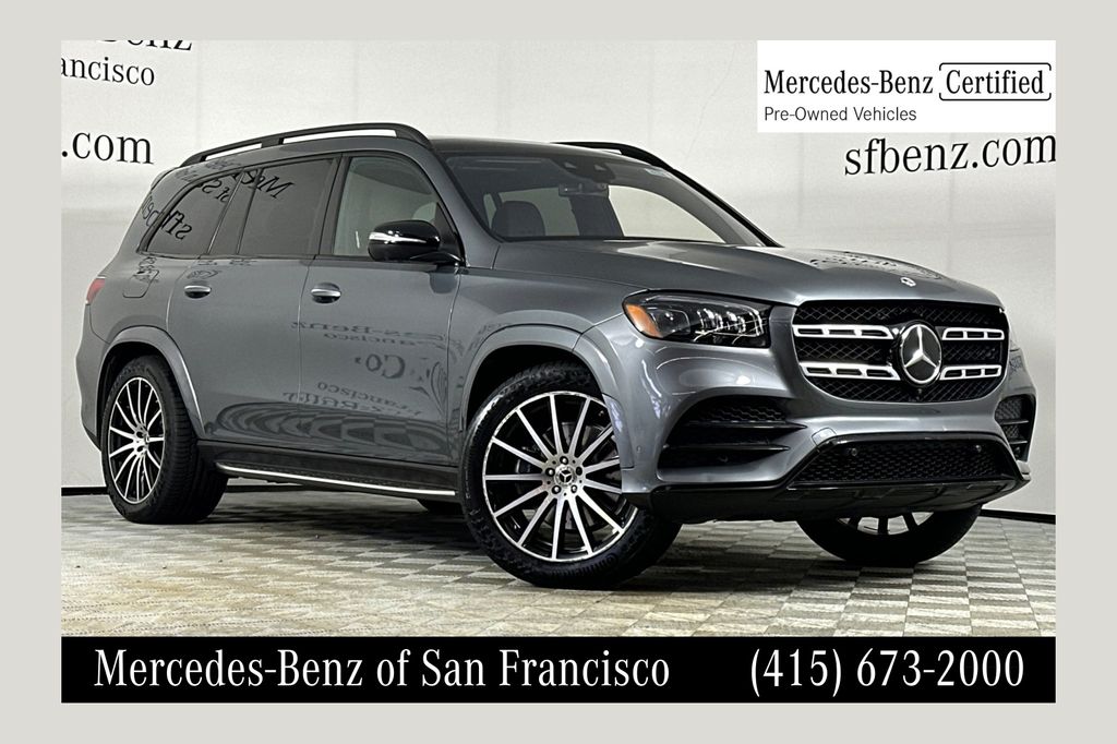 Gray (Selenite Grey Metallic) 2022 Mercedes-Benz GLS SUV / Crossover All-Wheel Drive 9-Speed Automatic