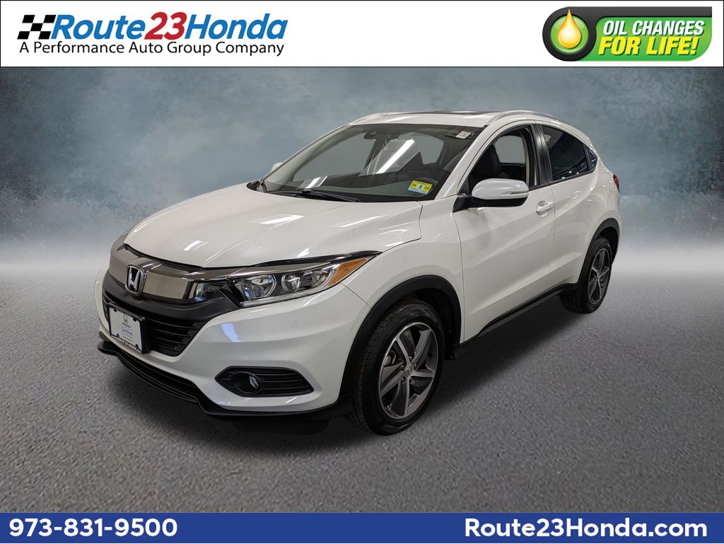 Platinum White Pearl 2021 Honda HR-V SUV / Crossover All-Wheel Drive Continuously Variable Transmission