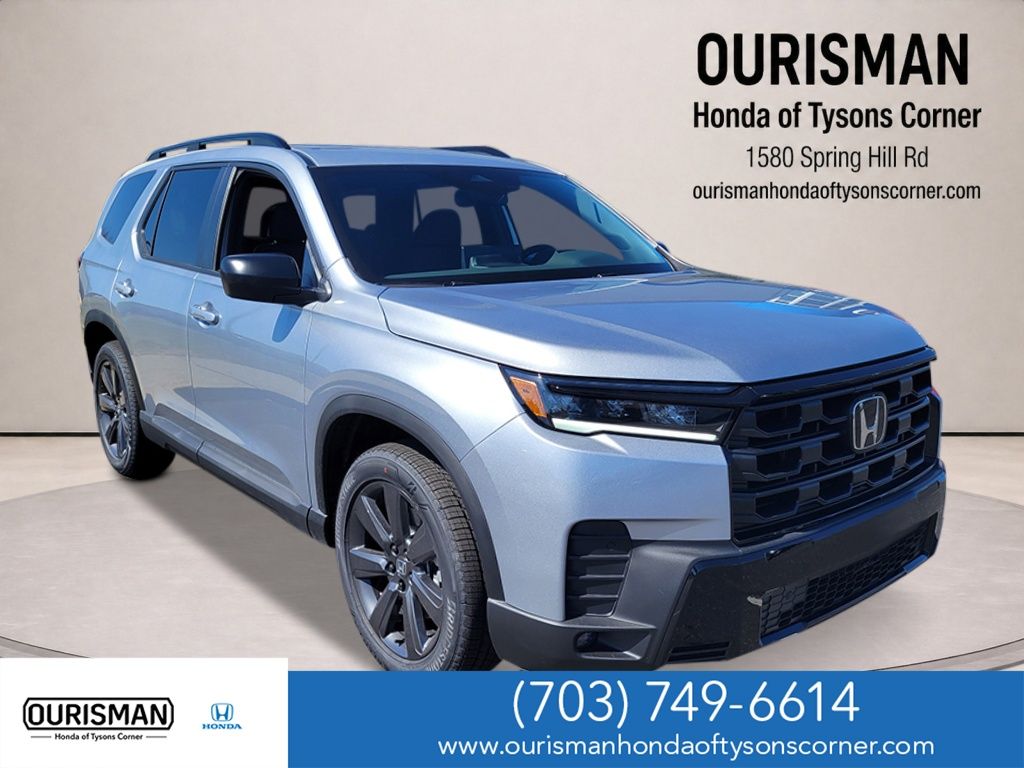 Silver 2026 Honda Pilot SUV / Crossover All-Wheel Drive Automatic