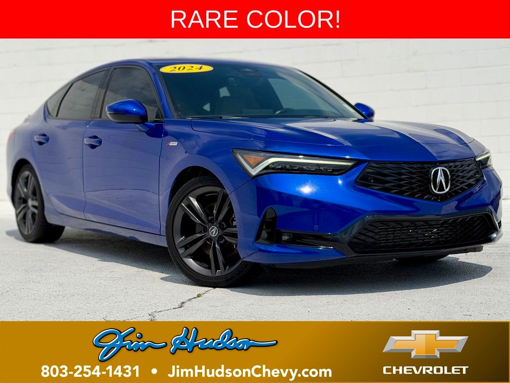 2024 Acura Integra A-Spec Tech Package Apex Blue Pearl - Jim Hudson Acura - Image 1
