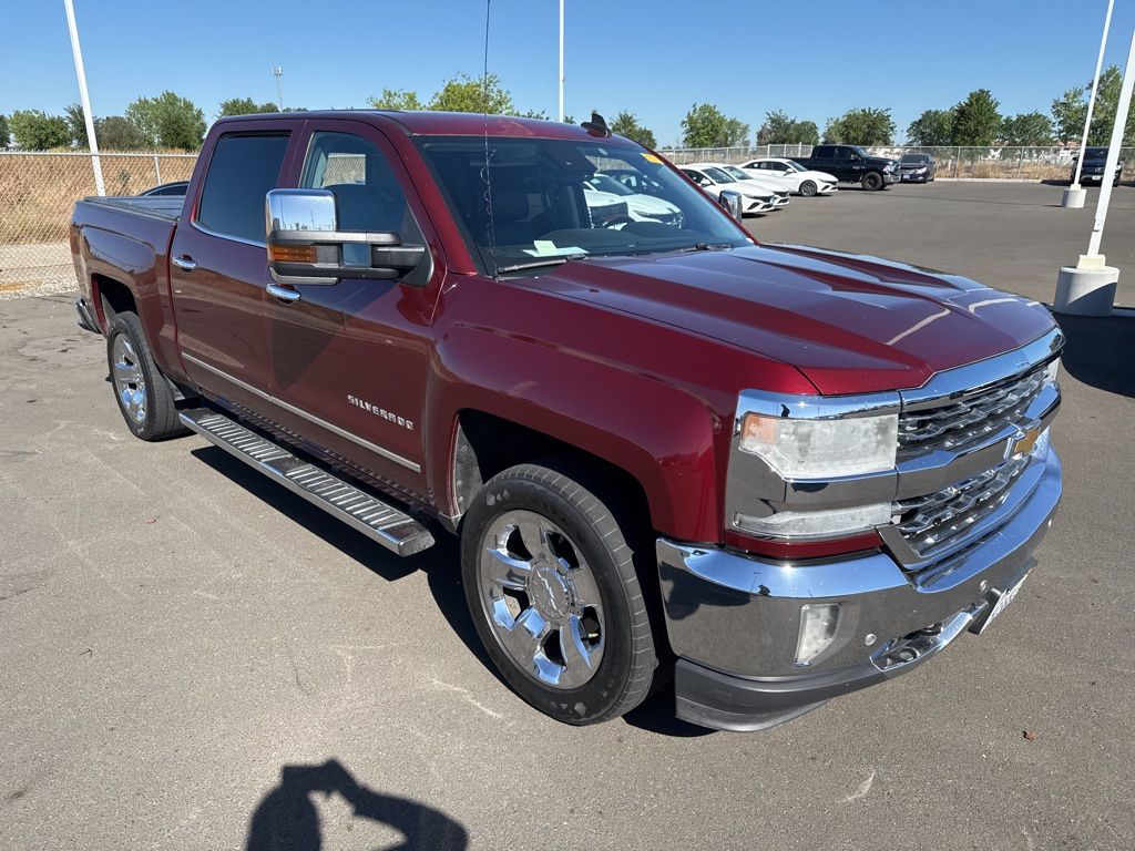 Siren Red Tintcoat 2016 Chevrolet Silverado 1500 LTZ Crew Cab RWD Pickup Truck 4X2 8-Speed Automatic Overdrive