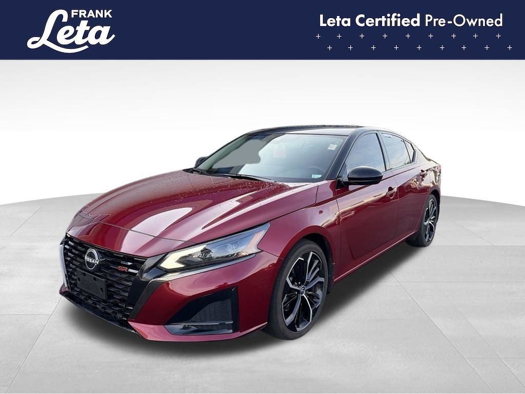 Red (Scarlet Ember Tintcoat) 2023 Nissan Altima Sedan Front-Wheel Drive Continuously Variable Transmission
