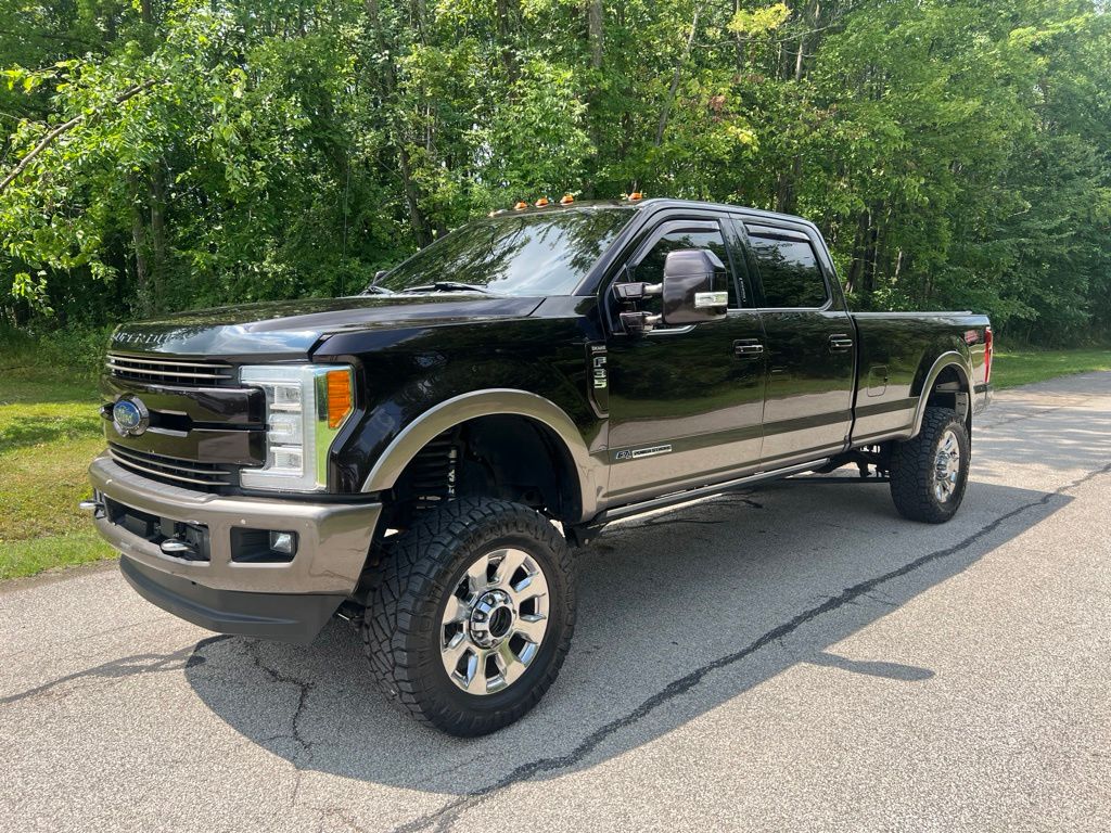 Magma Red 2018 Ford F-350 Super Duty Pickup Truck Four-Wheel Drive 6-Speed Automatic