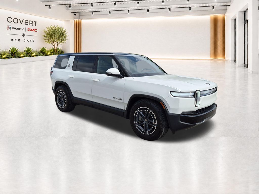 Glacier White 2025 Rivian R1S SUV / Crossover All-Wheel Drive 1-Speed Automatic
